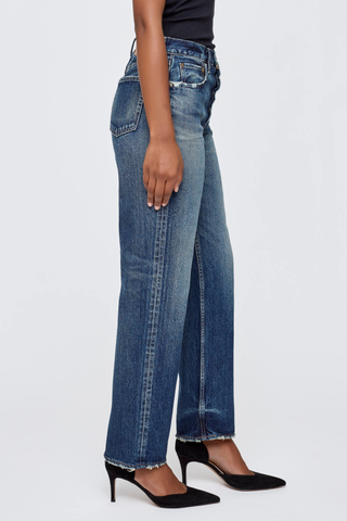 Atmore Wide Straight Jean, Blue