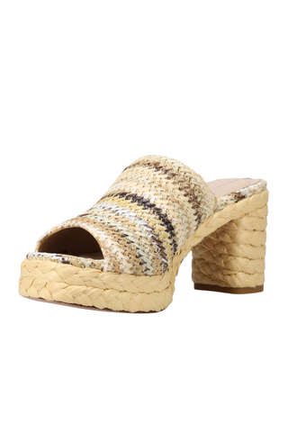 Capree-2 Wedge, Natural Crochet