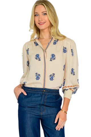 Emily Top, Handkerchief Ivory