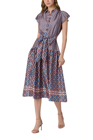 Kennedy Dress, Blush Multi