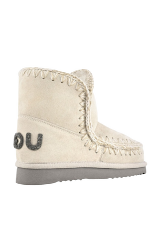 Eskimo 18 Glitter Logo Bootie, Chalk