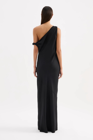 Fiora Mesh Dress, Black