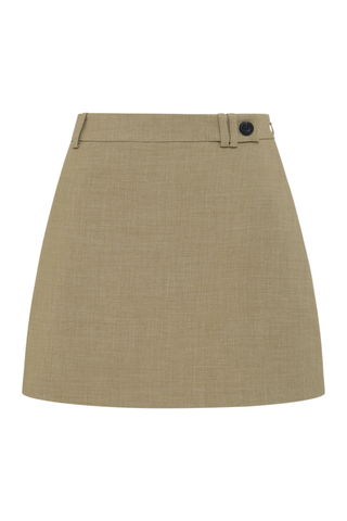 Thea Mini Skirt, Moss