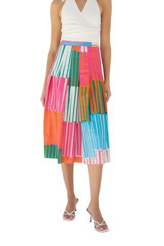 Emry Skirt, Playful Stripes