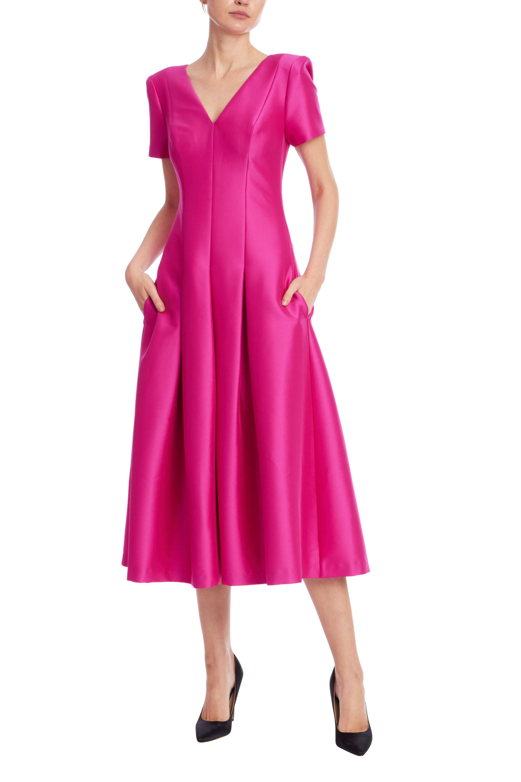 Fit and Flare Dress, Pink Monkee's of the West End Fit and Flare Dress, Pink Monkee's of the West End