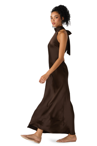 Lara Dress, Dark Espresso