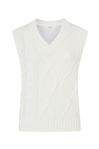 Skye Vest, Ivory
