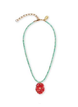 New Bloom Necklace, Poinsettia