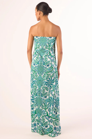 Divina Dress, Reflective Botanical