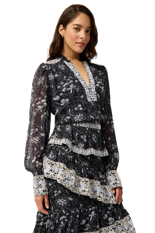 Brielle Blouse, Gardenia