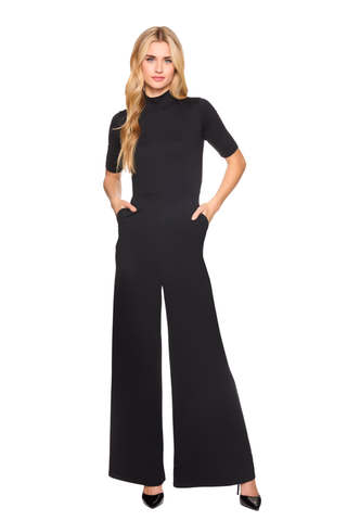 Carryover Mock Jumpsuit, Black