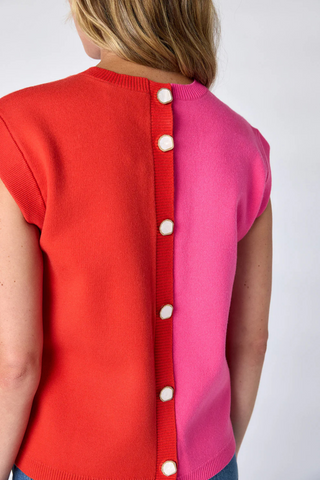 Leo Sweater, Reflection Colorblock