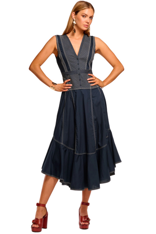 Grega Dress, Navy