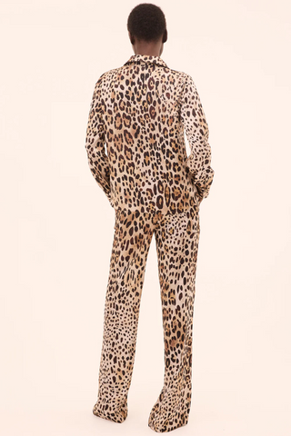 Celine Top, Leopard Print