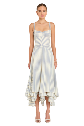 Monterey Dress, Oxford Blue Stripe