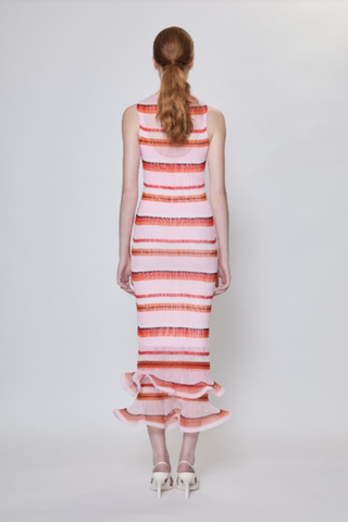 Daniella Midi Dress, Blossom Stripe