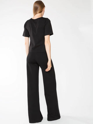 Ponte Long Top, Black
