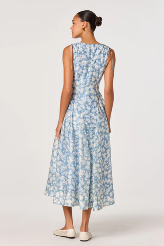 Emmery Dress, Blue Floral