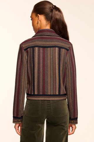 Julie Jacket, Navy Tweed