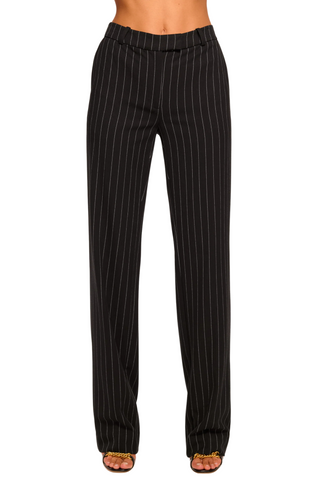 Pinstripe Doug Pant, Black Pinstripe