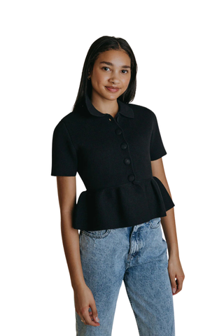Daisy Top, Black