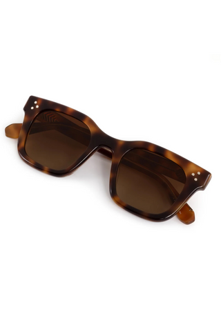 Celeste Sunglasses, Maple and Crystal Polarized