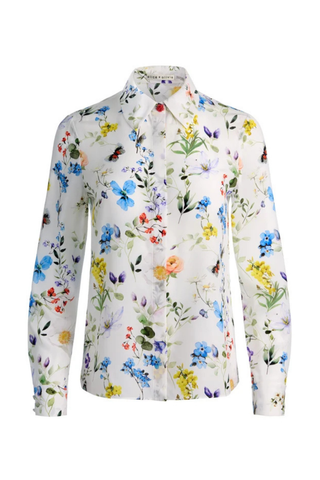 Willa Placket Top, Twisting Vines