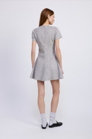 Carrington Mini Dress, Gray