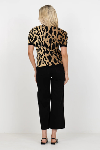 Crewneck Knit, Lady Leopard