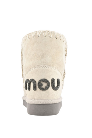 Eskimo 18 Glitter Logo Bootie, Chalk