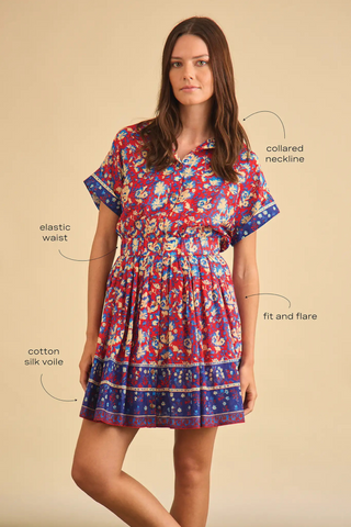Howard Dress, Tapestry Floral