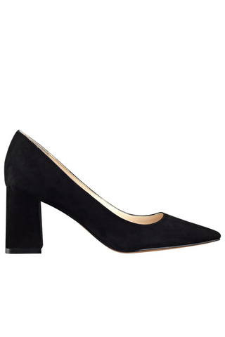 Zala Pump, Black Suede