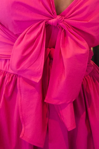 Calista Dress, Fuchsia