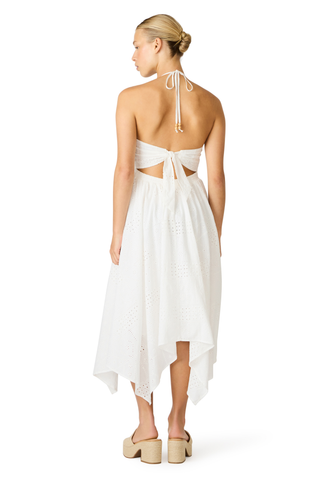 Dalina Dress, Birch White