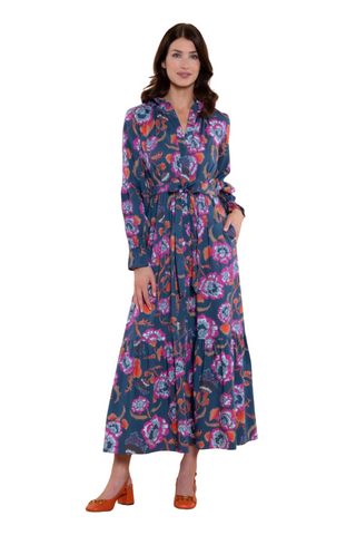 Britt Dress, Twilight Flora