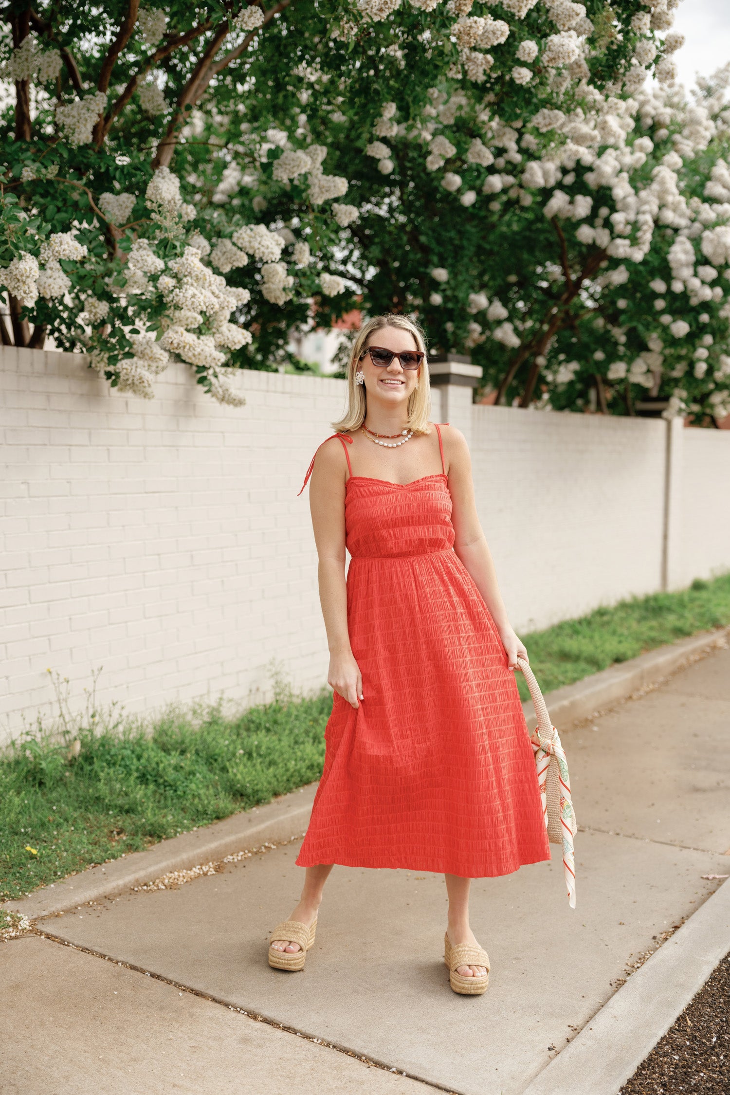 Ophelia Midi Dress, Rose Vines – Monkee's of the West End