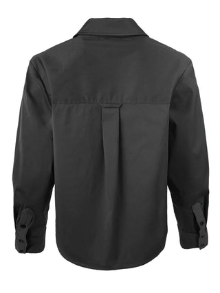 Joni Popover Shirt, Black