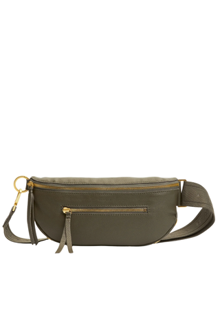 Charles Crossbody Med, Olive/Gold