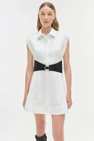 Adler Mini Dress, White