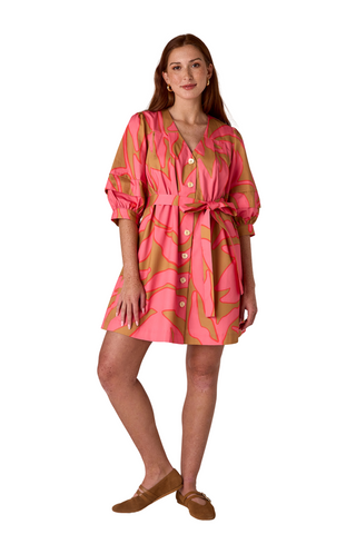 Lennie Dress, Pressed Floral