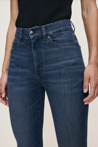 Bridget Crop Boot Jean, Dark Indigo