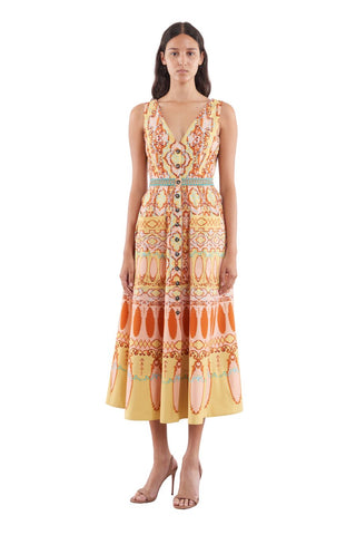 Zoey Cutout Dress, Cornice Rouge