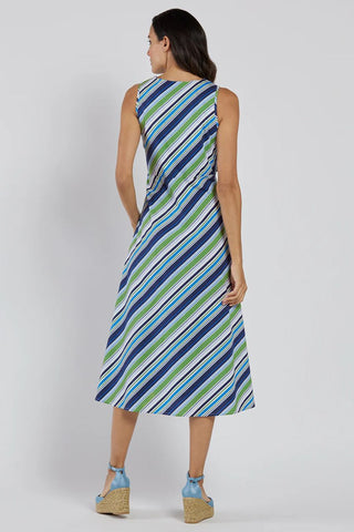 Easton Midi Dress, Umbrella Stripe