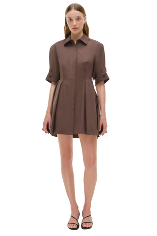 Jazzie Mini Dress, Chocolate