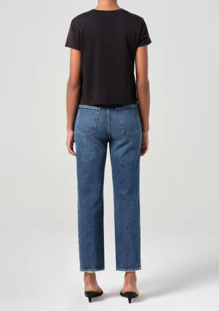 90's Pinch Waist Crop Jean, Solace
