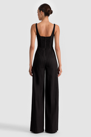 Rebecca Jumpsuit, Black/Off White