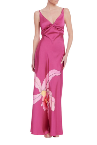 Twist Bodice Maxi, Orchid Multi