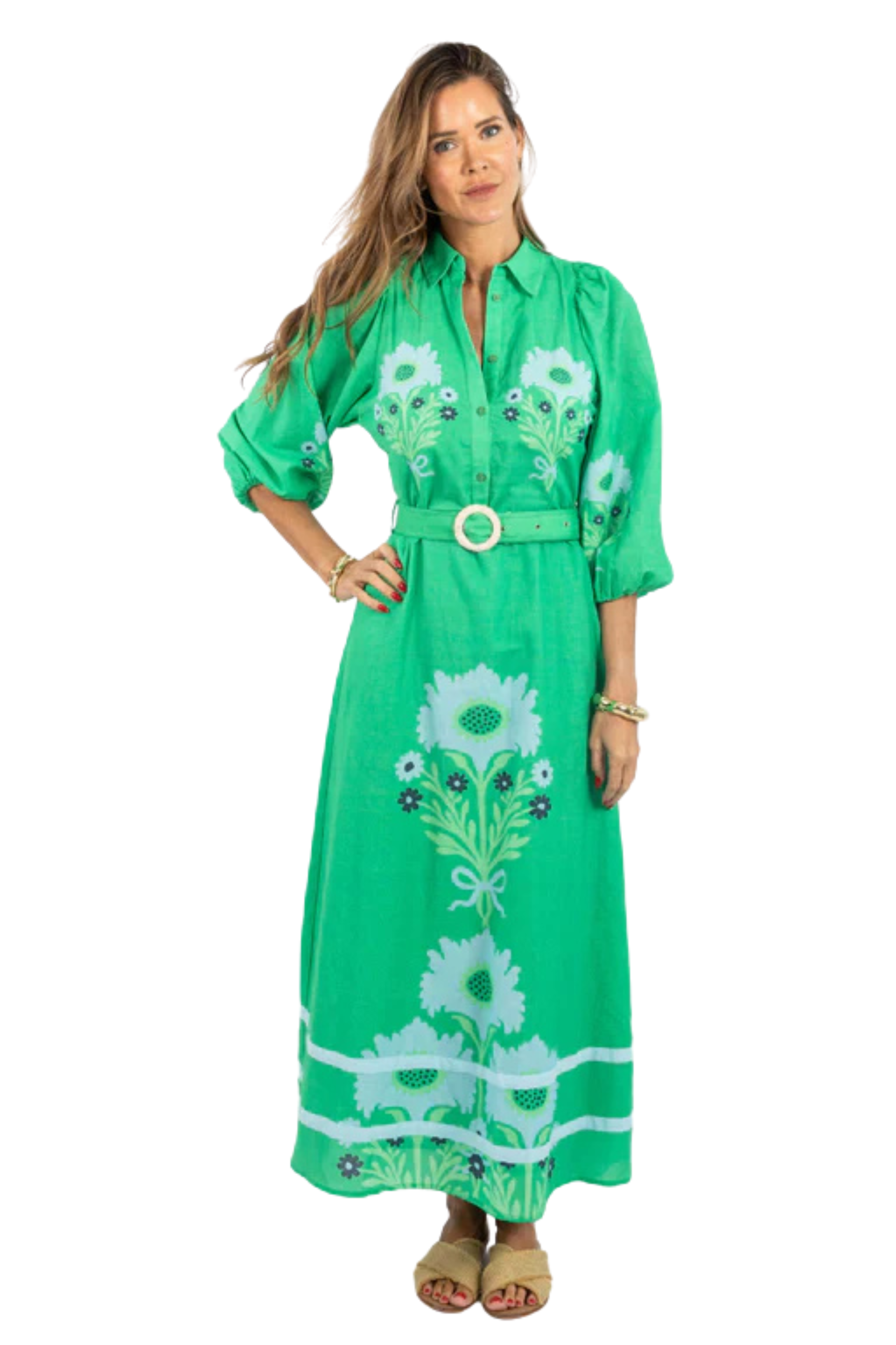 Lyla Dress, Blue Henrietta – Monkee's of the West End