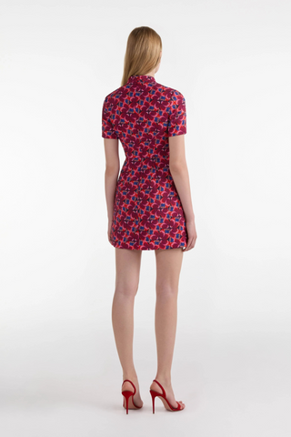 Draped Min Dress, Quail Magenta