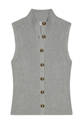 Ira Sweater Vest, Heather Grey